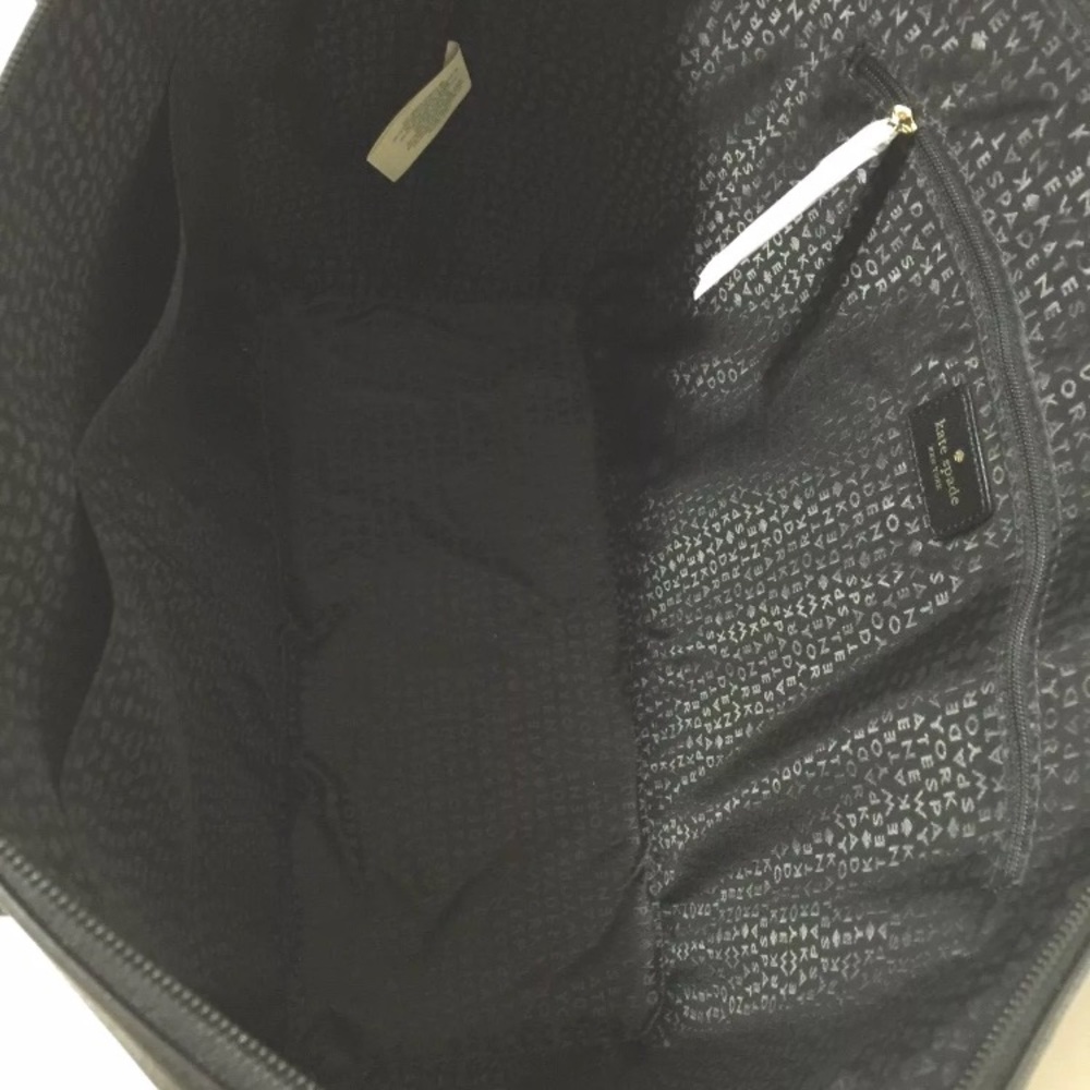 NWT KATE SPADE HANI HAVEN LANE LARGE BLACK TOTE - Picture 6 of 8